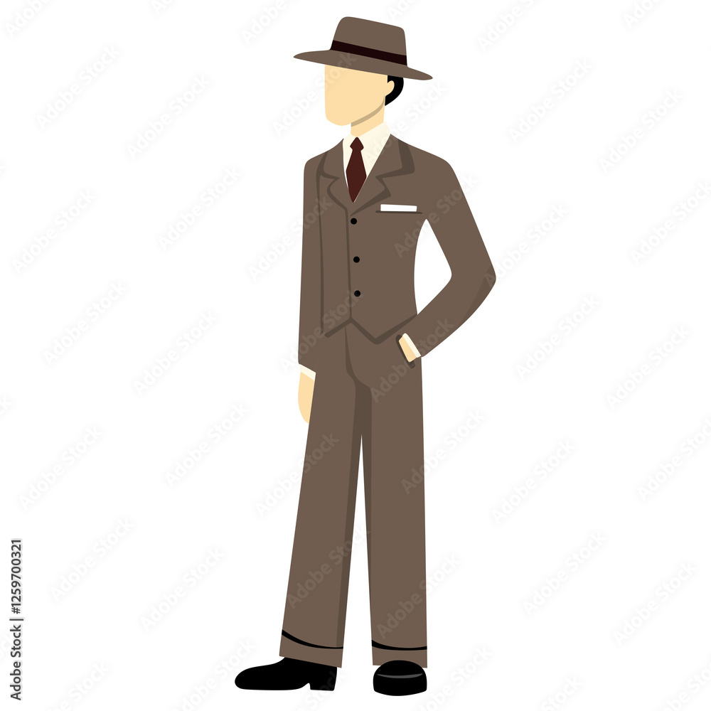 Past people outfit vector illustration. Traditional Clothes Past people outfit vector illustration. Traditional Clothes