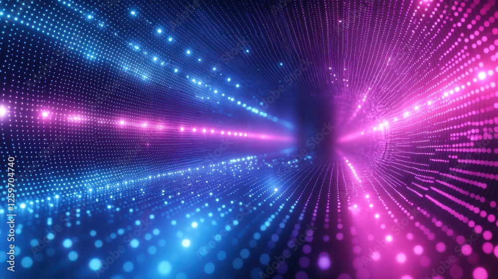 Abstract Digital Technology Background with Glowing Lines. Abstract Digital Technology Background with Glowing Lines.
