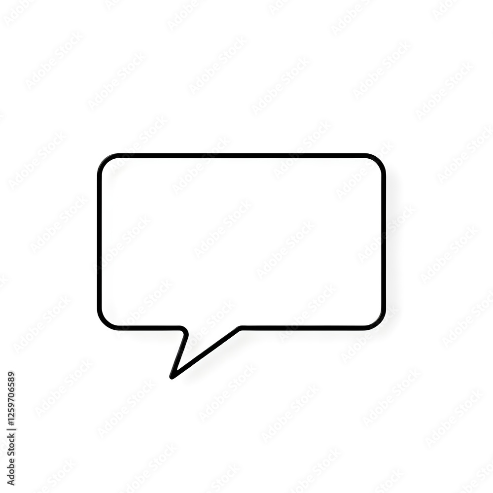 speech bubble icon on white background speech bubble icon on white background