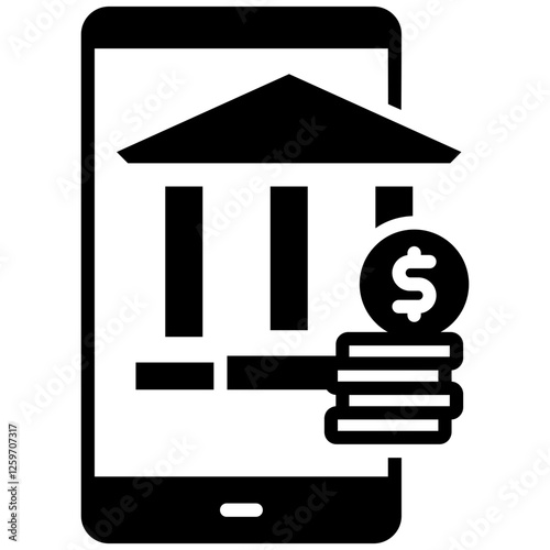 Mobile Banking Icon
