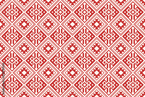 Geometric ethnic oriental seamless pattern traditional Design for background, carpet, wallpaper. clothing,navajo, Batik, wrapping, tribal, fabric, embroidery style, sadu .Vector illustration.