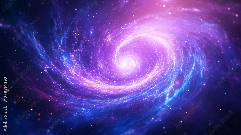 Fototapeta premium Design an intense VJ loop of an astronaut floating effortlessly through the multicolored depths of a nebula. The astronautâs suit is glowing with soft, radiant lights, reflecting t