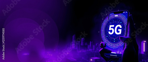 smart phone and smart city, wireless communication network, IoT(internet of things), CPS(Cyber-Physical Systems), ICT(Information Communication Technology), abstract image visual