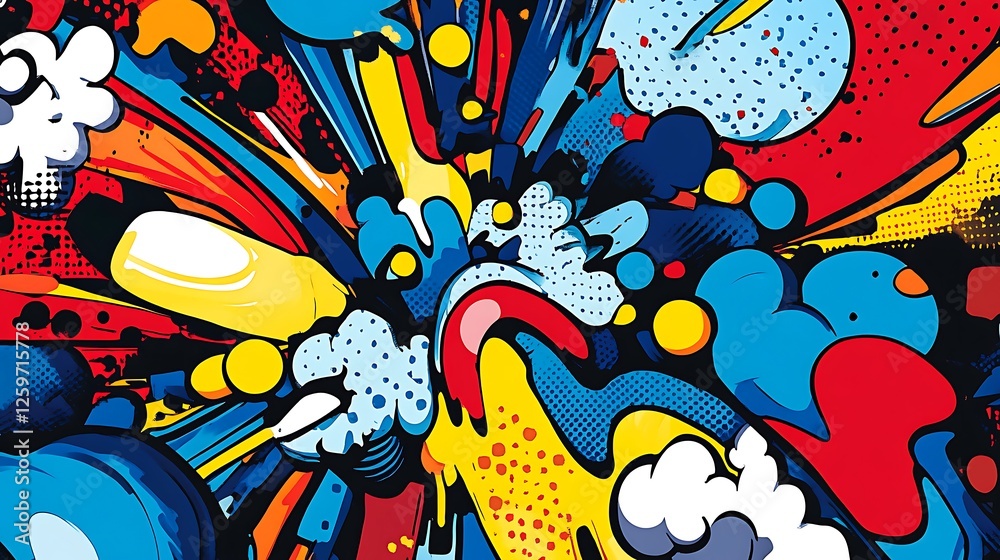 Obraz premium abstract colorful background with circles