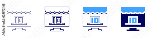 Payment confirmation code icon in 4 different styles. Thin Line, Line, Bold Line, Duotone. Duotone style. Editable stroke