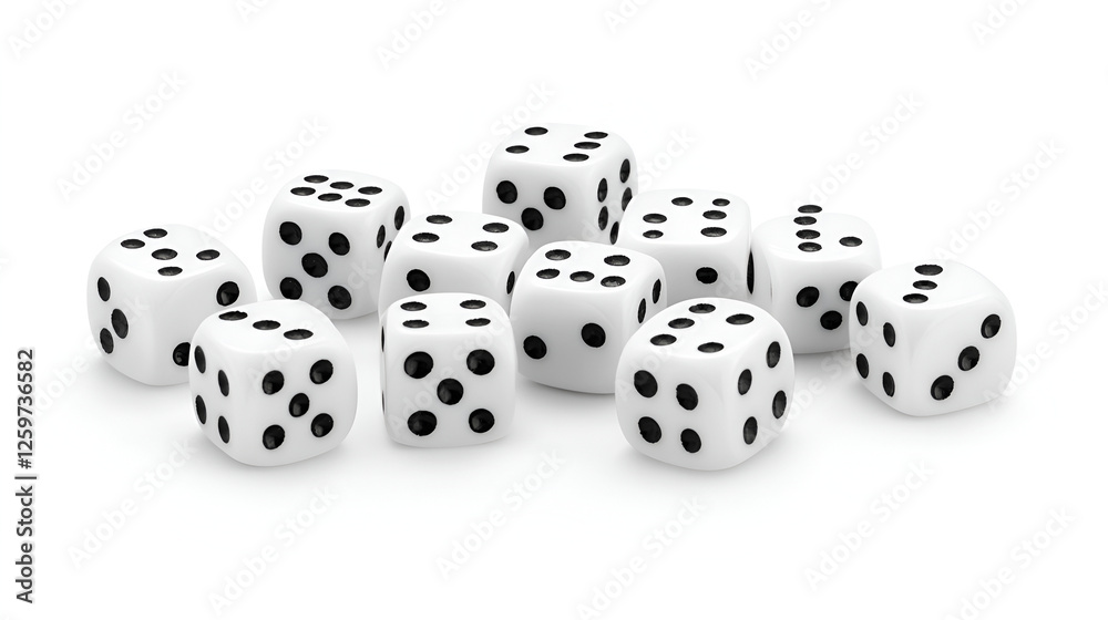 a beautiful colourful game dices and isolated on the whit background a beautiful colourful game dices and isolated on the whit background