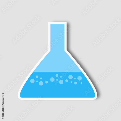 vector or illustration of chemical bottles. bottles for experiments in a chemical laboratory. bottles for medical lab