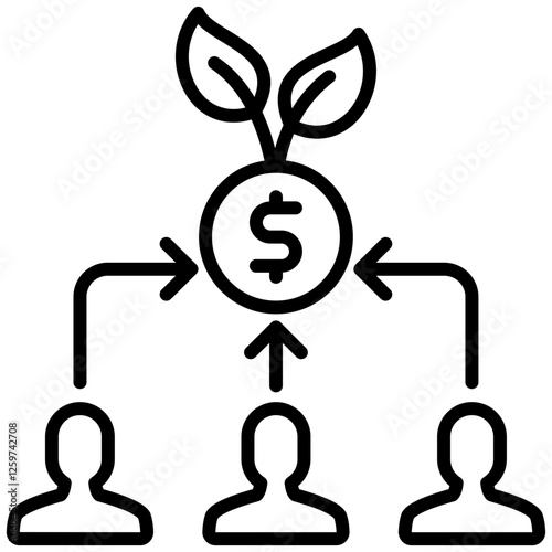 Crowdfunding Icon