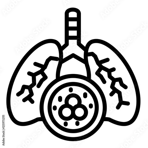 Lung Cancer Icon