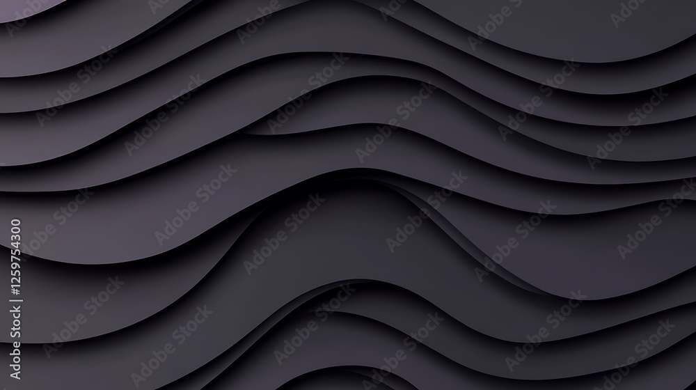 Fototapeta premium Dark wave abstract background (5)