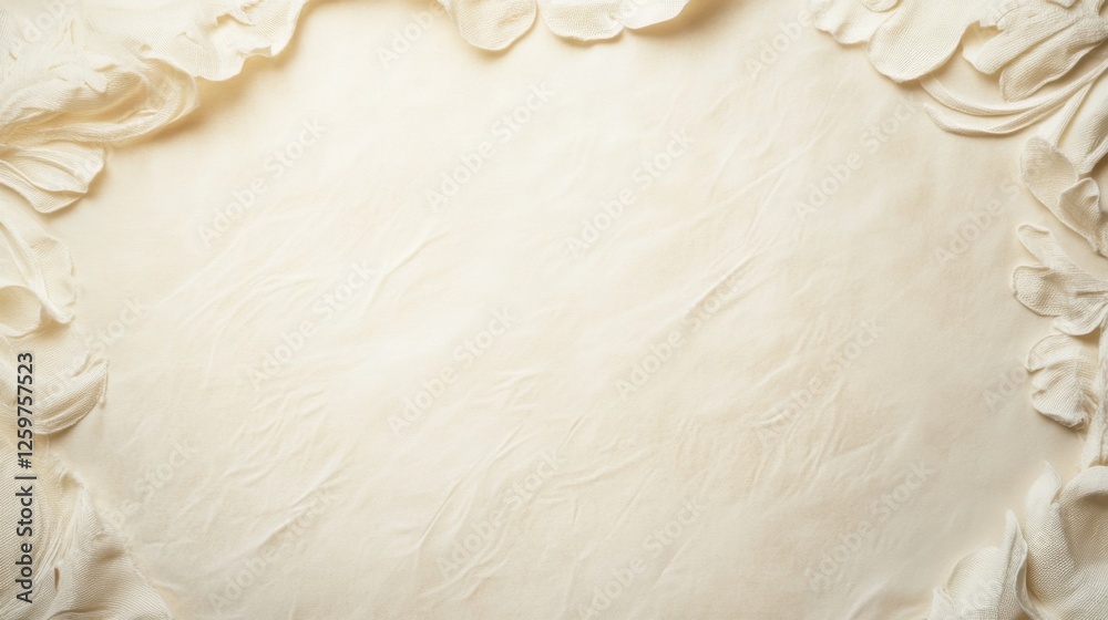 Elegant Blank Parchment with Delicate Embossed Borders and Subtle Sheen: Clean Canvas for Intricate Designs or Text, Detailed Luxury Texture with Soft Diffused Lighting Elegant Blank Parchment with Delicate Embossed Borders and Subtle Sheen: Clean Canvas for Intricate Designs or Text, Detailed Luxury Texture with Soft Diffused Lighting