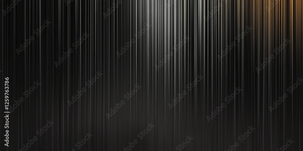 Obraz premium Elegant black background with golden pinstripes and a subtle black-to-white gradient. Perfect for luxury branding, modern designs, and premium visuals.