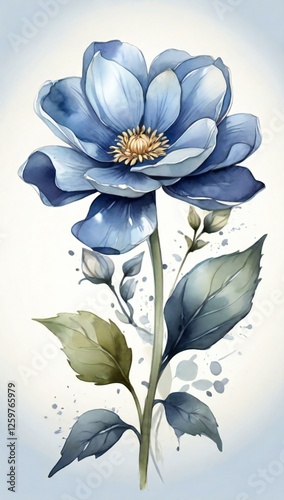 vector illustration of a flower