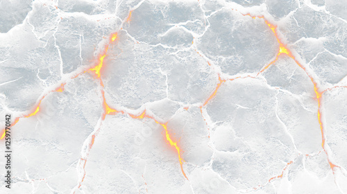 a dark background with red flames and black cracks