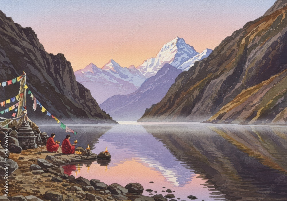 Mystical Nepal: A Vibrant Illustration of Culture and Nature Mystical Nepal: A Vibrant Illustration of Culture and Nature