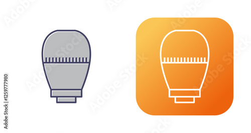 Thermostatic Head Vector Icon