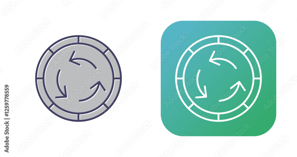 Recycle Vector Icon Recycle Vector Icon