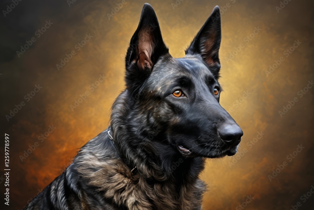 arafed dog with a collar and collar around its neck arafed dog with a collar and collar around its neck