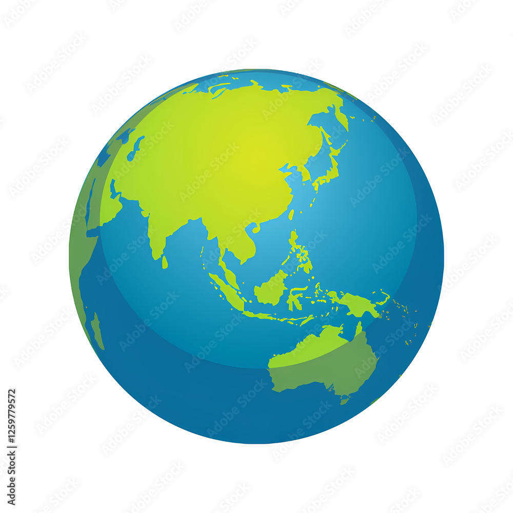 Fototapeta premium Globe Showing Americas 