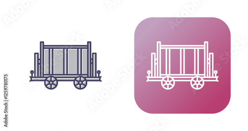 Trolley Vector Icon
