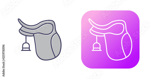 Saddle Vector Icon photo