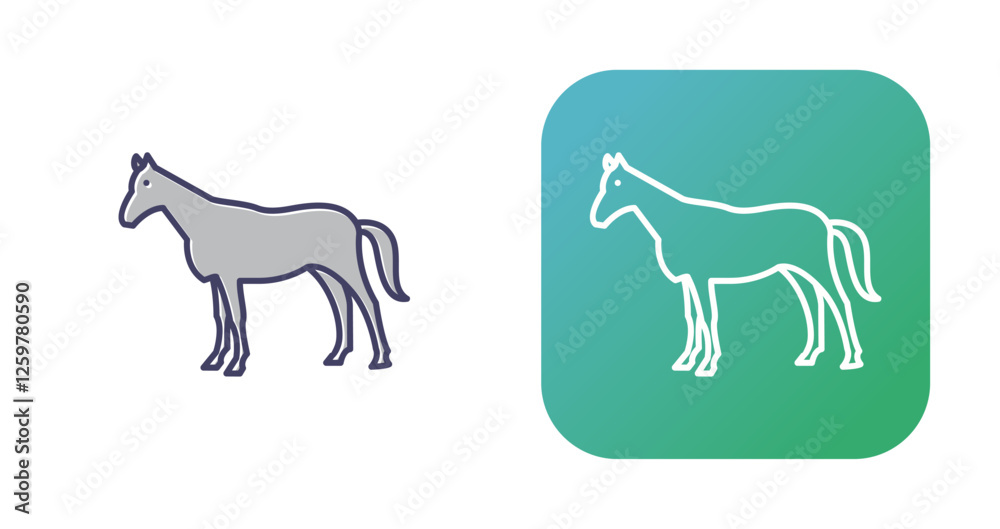 Obraz premium Horse Vector Icon