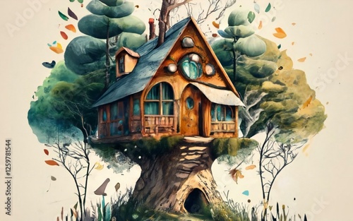 old house in the forest