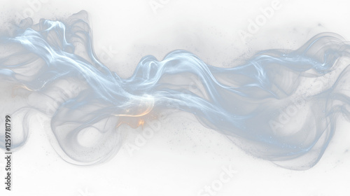 smoke on a black background