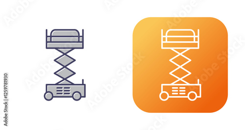 Lifter Crane Vector Icon