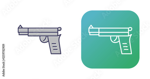 Pistol Vector Icon