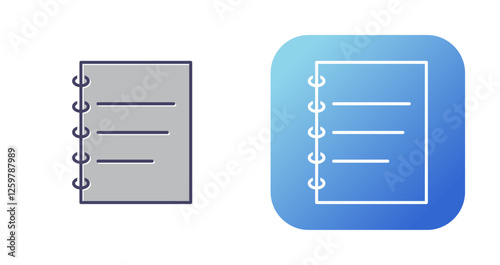 Notepad Vector Icon