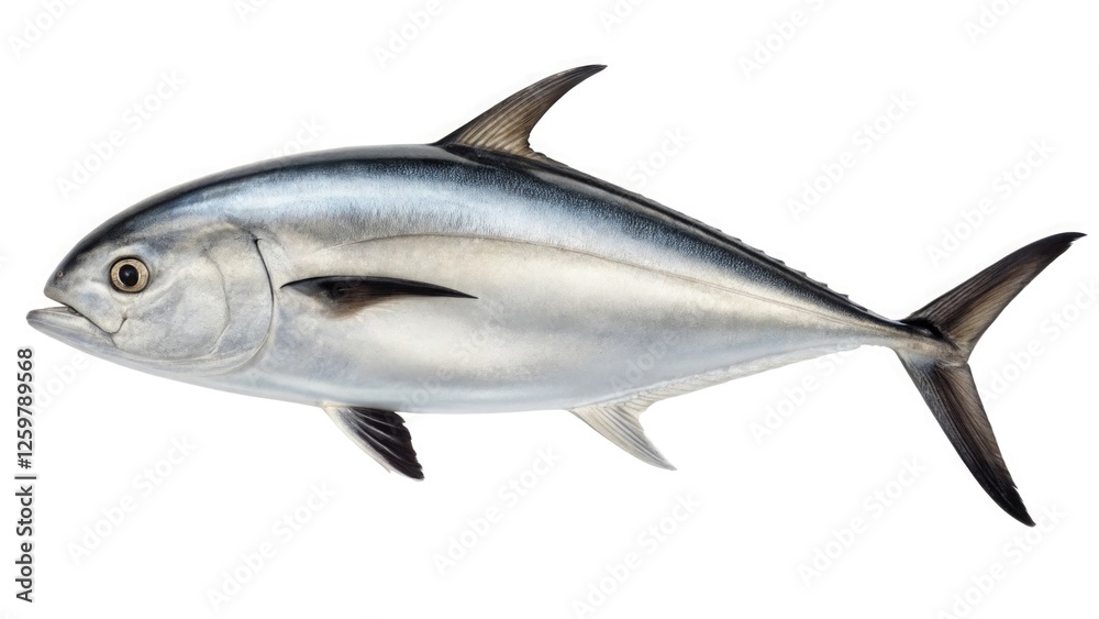 Fototapeta premium fresh fish on white background