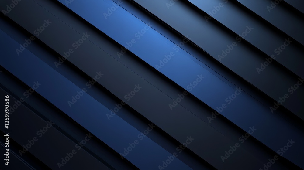 Obraz premium Abstract minimalist composition with parallel lines on Blue background. Featuring white space in the center for text, ideal for design templates and modern banners.