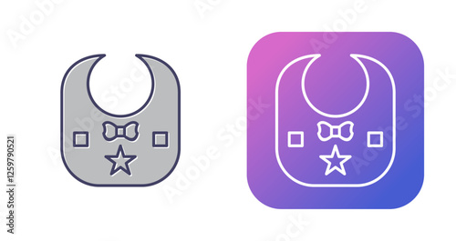 Baby Bib Vector Icon