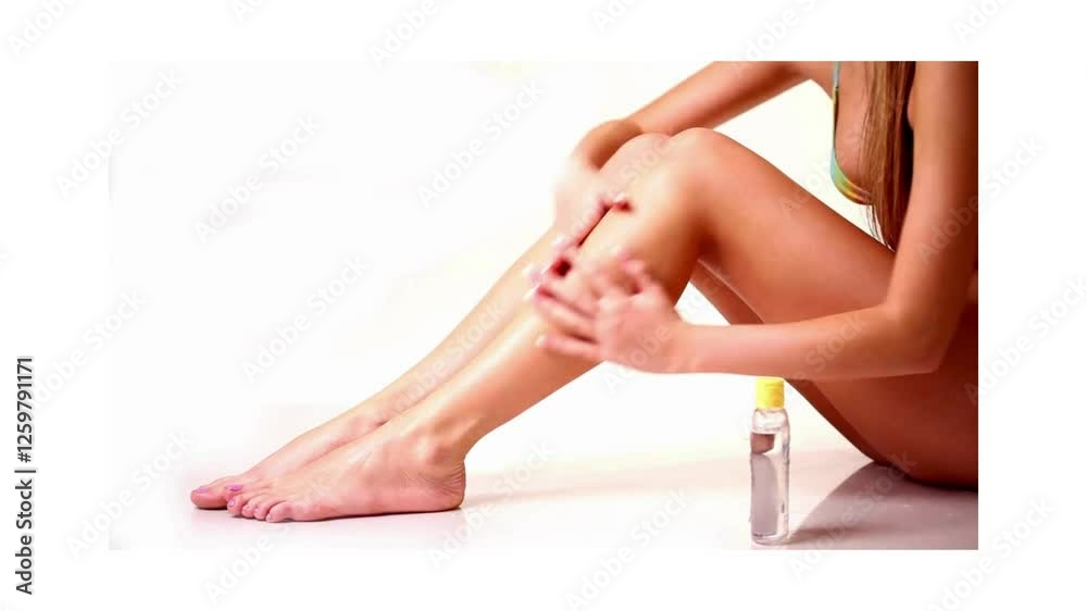 Woman Applying Moisturizer on Legs, Skincare and Beauty Routine, Smooth Skin Care Treatment, Hydrating Lotion Massage, Self-Care Wellness, Healthy Glowing Skin in 4K Video Woman Applying Moisturizer on Legs, Skincare and Beauty Routine, Smooth Skin Care Treatment, Hydrating Lotion Massage, Self-Care Wellness, Healthy Glowing Skin in 4K Video