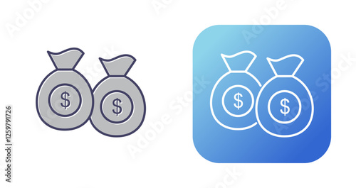 Money Bags Vector Icon