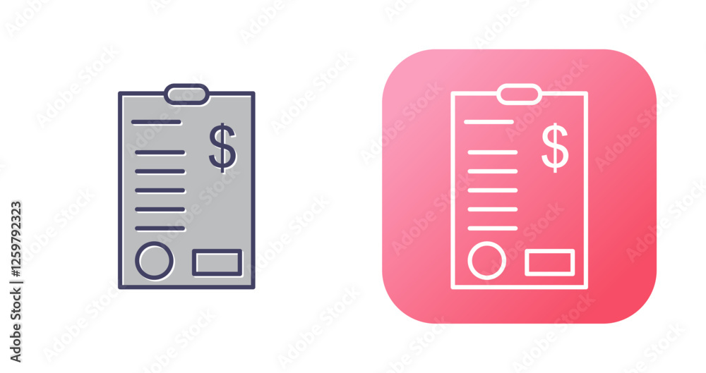 Dollar Bills Vector Icon