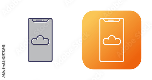 Cloud Storage Vector Icon