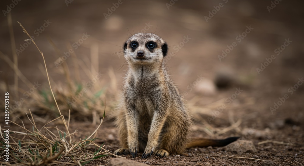 Fototapeta premium Curious Meerkat 
