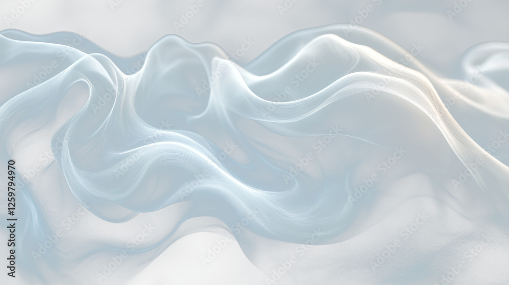 Obraz premium a white smoke swirl on a black background