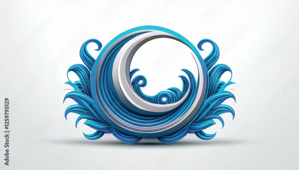 Modern new logo or icon suitable as cover or banner
