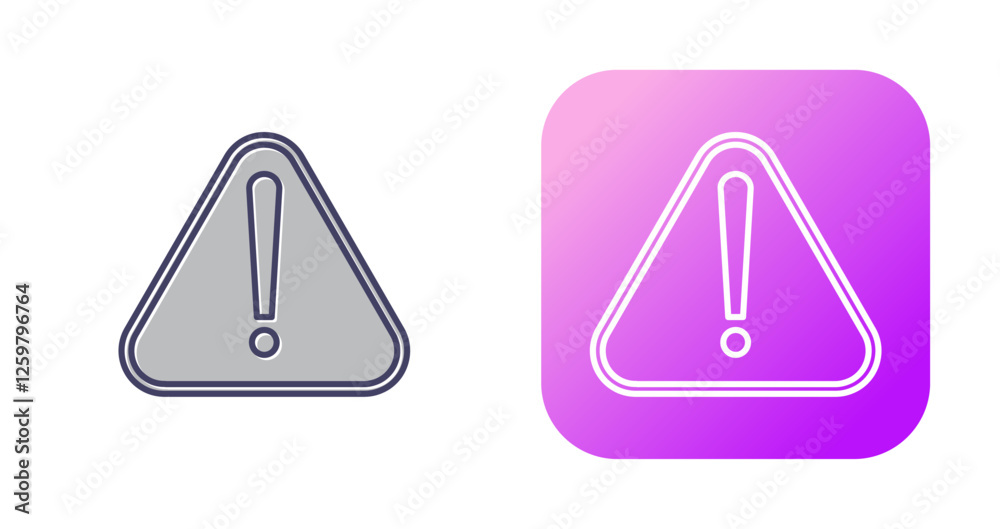 Warning Sign Vector Icon Warning Sign Vector Icon