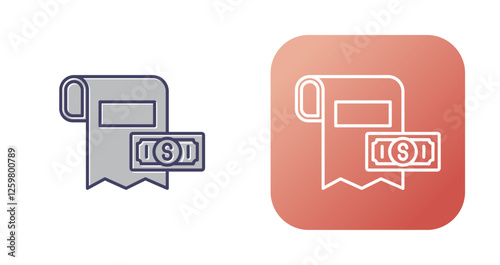 Bills Vector Icon