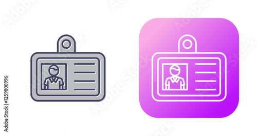 Obraz na płótnie Staff Card Vector Icon w salonie