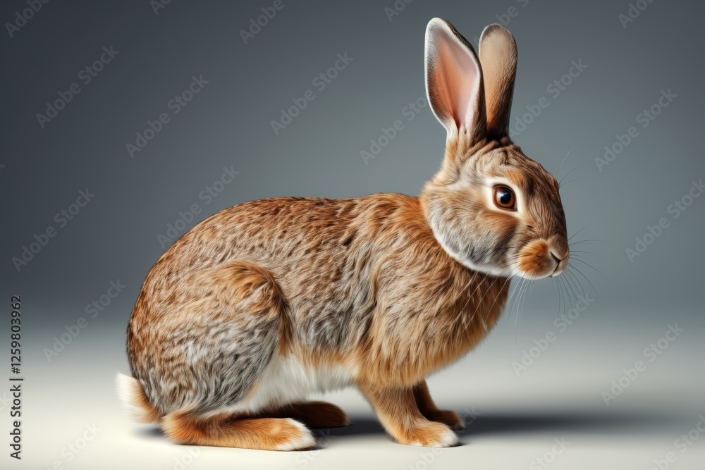 Obraz premium there is a rabbit that is sitting on the floor