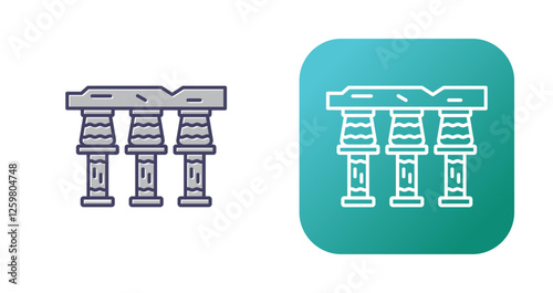 Luxor Temple Vector Icon