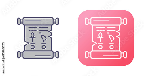Papyrus Vector Icon