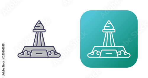 Obelisk Vector Icon