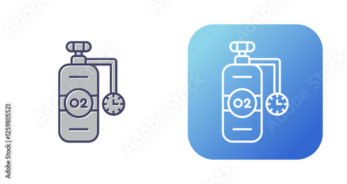 Oxygen Tank Vector Icon