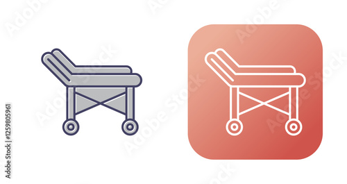 Stretcher Vector Icon